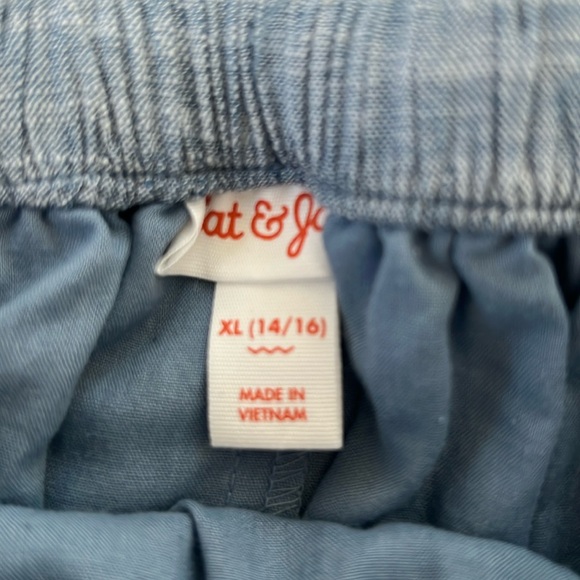 📫 BUY 2 for $20📫 Cat&Jack Blue Embroidered Girl skirt size XL 14/16 - Picture 5 of 6